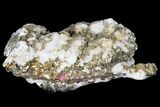 Pyrite On Calcite - El Hammam Mine, Morocco #80740-2